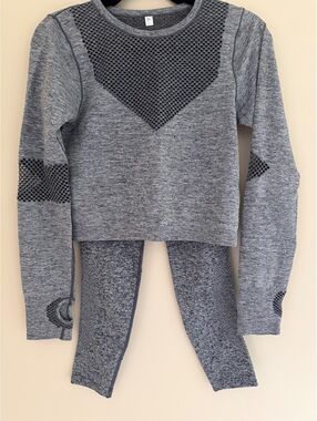 XS JoyLab Athletic Set, gray/black mesh